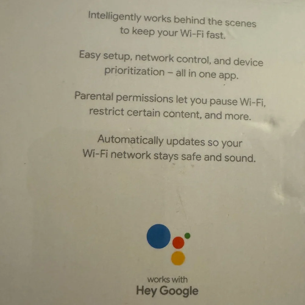 Google Wi-Fi Mesh Network System Router AC1200 Point 3-pack